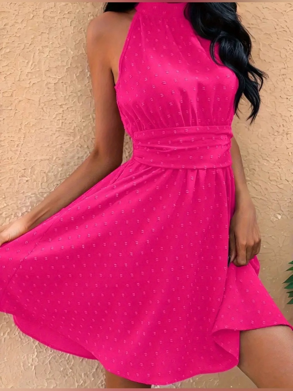 Shein Fuchsia Pink Dress, Size S